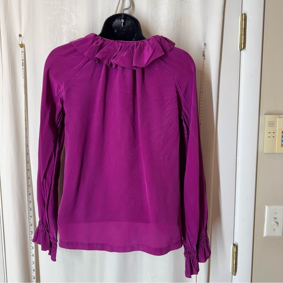 Vintage La Rita Ruffled Silk Blouse - Picture 4 of 6